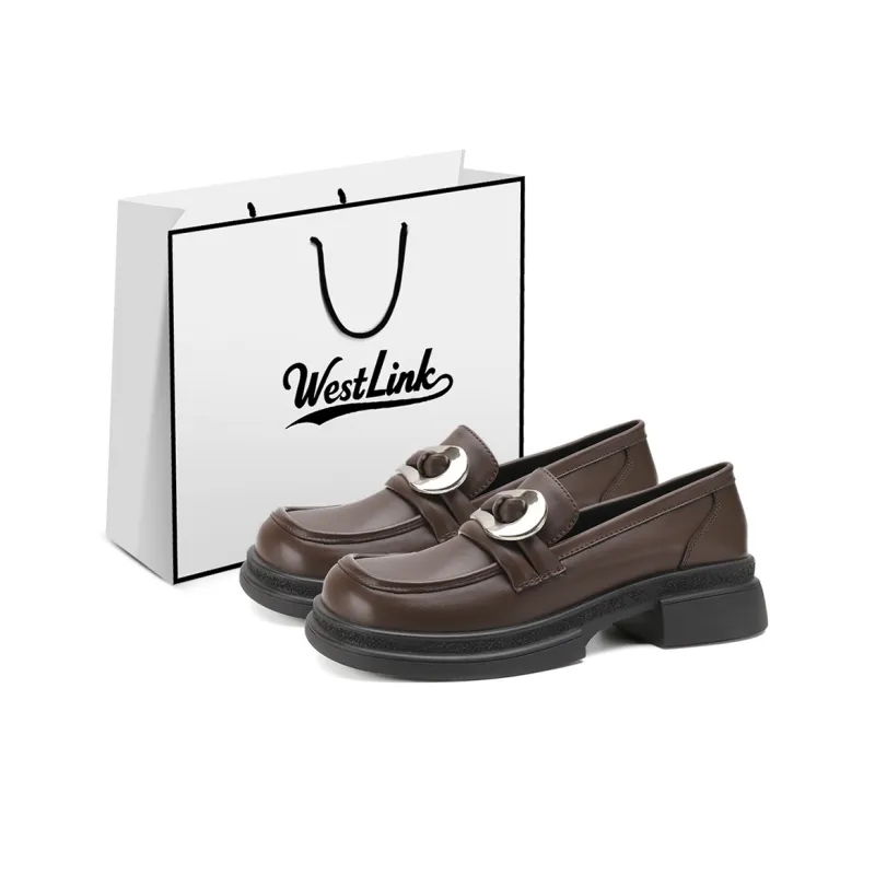 WESTLINK Loafers 4.0cm Women's Brown-0