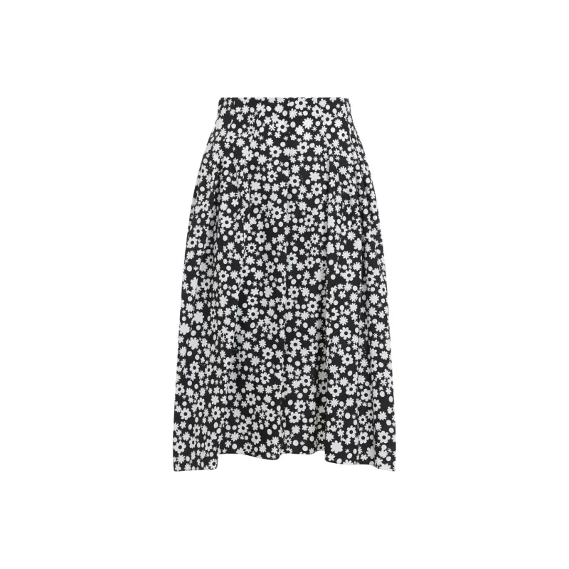 MARNI Floral Printed High Waist Midi Skirt-0