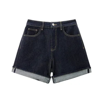 LEDIN Denim Shorts Women's Blue