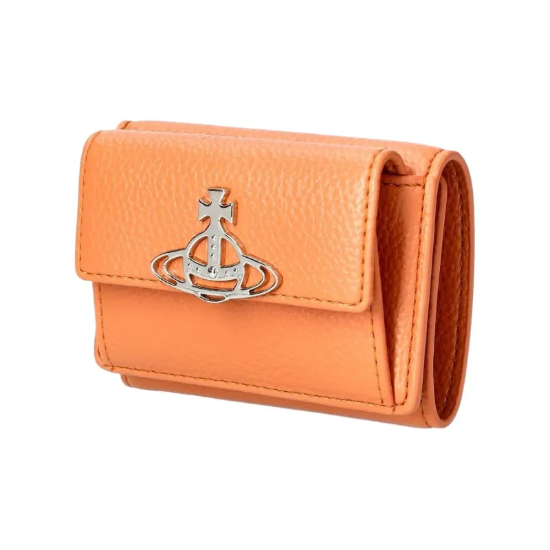 Vivienne Westwood Flap Wallet Trumpets Women's Brown-2