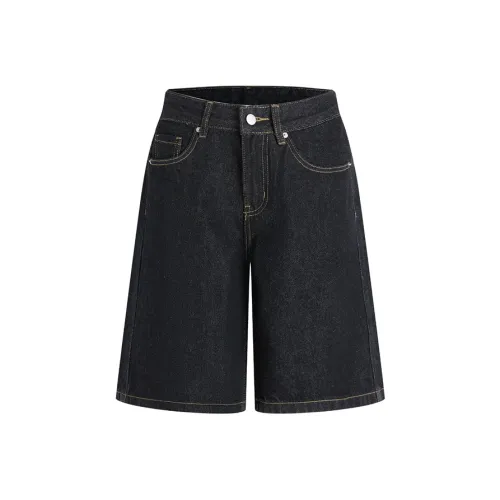 HEYABC Denim Shorts Women's Black