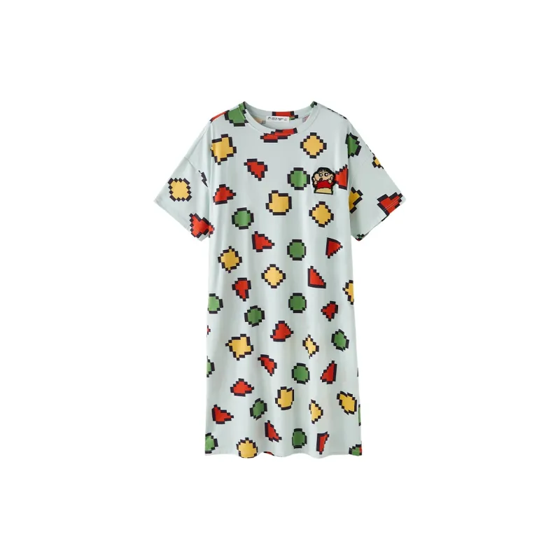 QINZUIMAO x Crayon Shinchan/, Nightgown Women's-6