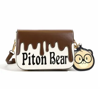 CORE BIRD PU Shoulder Bag Women's Coffee