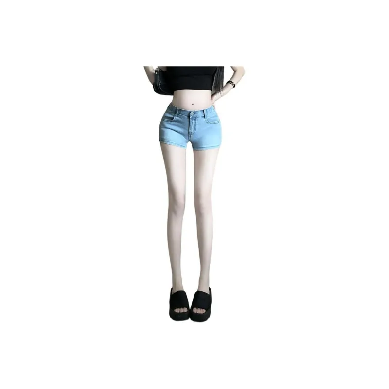 Si Bei'er Denim Shorts Women's-0