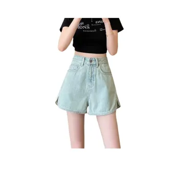 Ordifen Denim Shorts Women's Light Blue