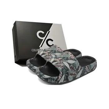 Colorful Creations EVA Slip Resistant Abrasion Resistant Odor Resistant Quiet Slide Slippers Men's