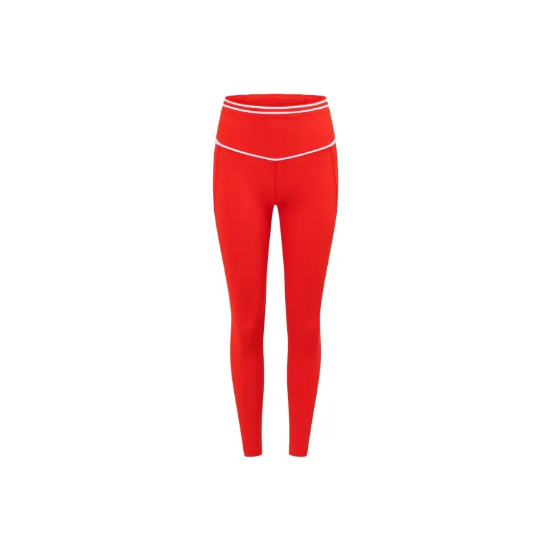 LORNA JANE Fast Pace Recycled Booty Athletic Trousers Women's Tomato Color-0