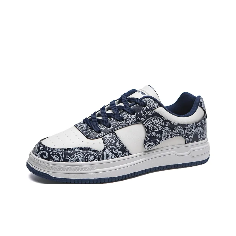 COPICVEN Anti Slip Wear Resistant Low Top Skateboard Shoes Men's-1