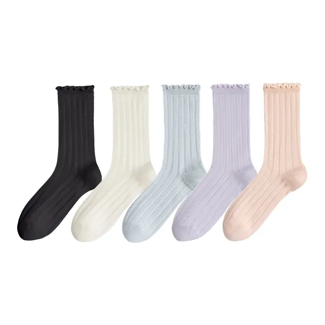Lan Miao Mid Calf Socks Women's 5 Pack-42