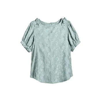 Ning Cai Yuer Shirts Women's Dark Green