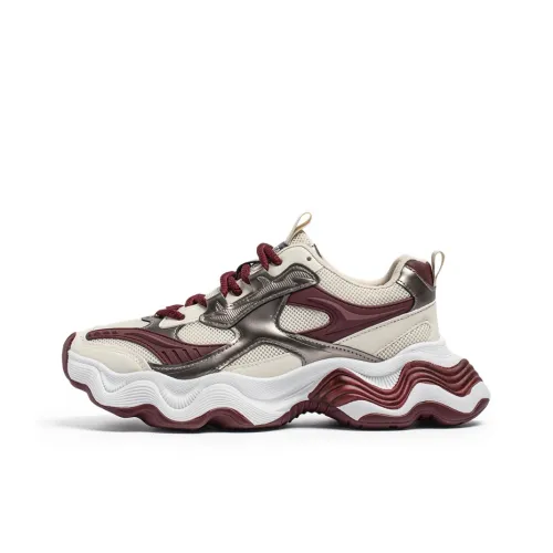 SUPEREDGE Anti Slip Wear Resistant Low Top Chunky Sneakers Men's