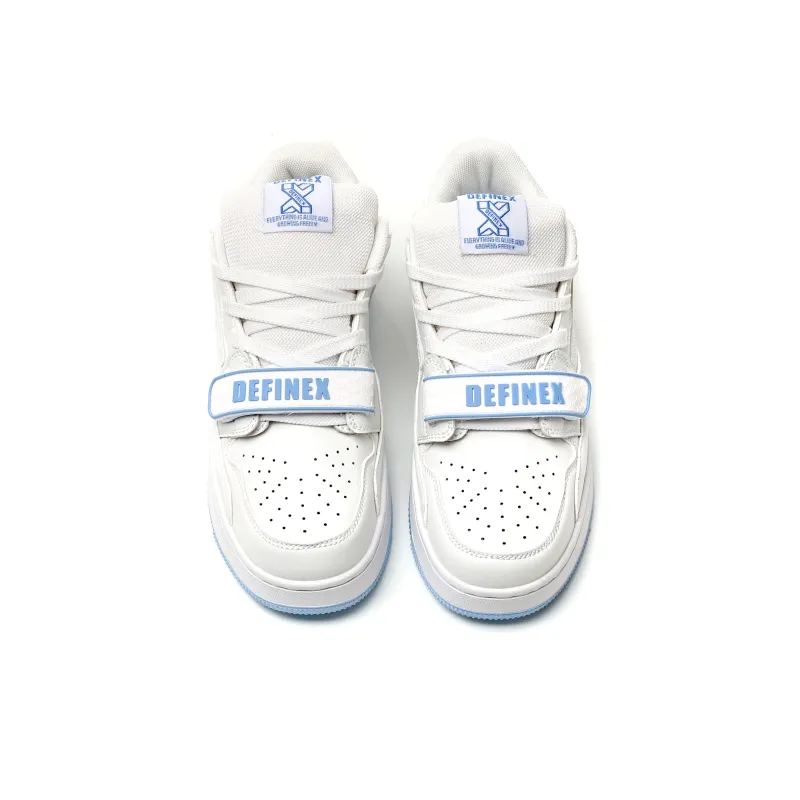 DEFINEX Low-Top Skateboard Shoes Unisex White-33