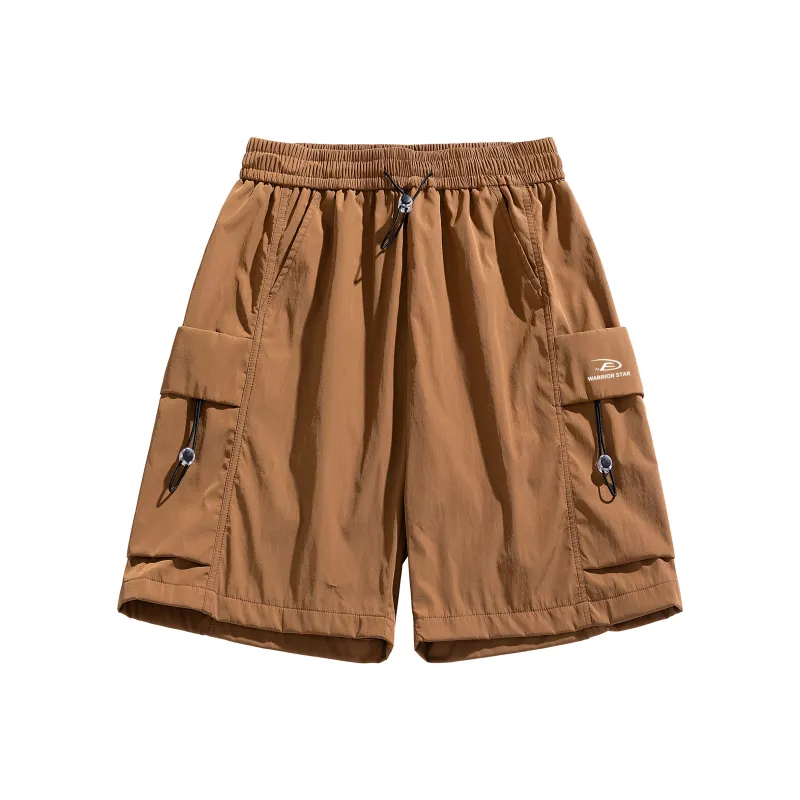 Warrior Huichao Riding The Wind Collection Cargo Shorts Unisex-10