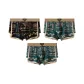 [3 Pack]Black+Green+Green