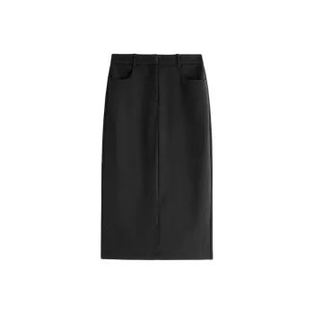 Abercrombie＆Fitch Casual Long Skirt Women's Black