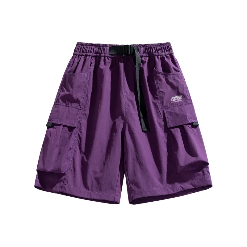 Warrior Huichao Riding The Wind Collection Cargo Shorts Unisex-0