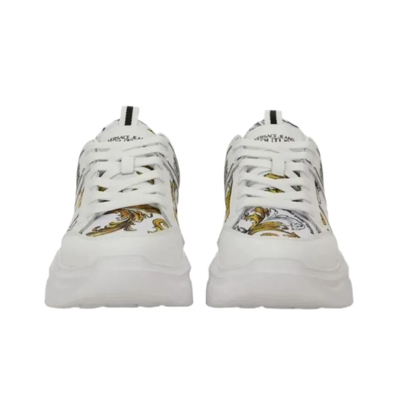 VERSACE JEANS COUTURE Low Top Casual Shoes Men's White-2