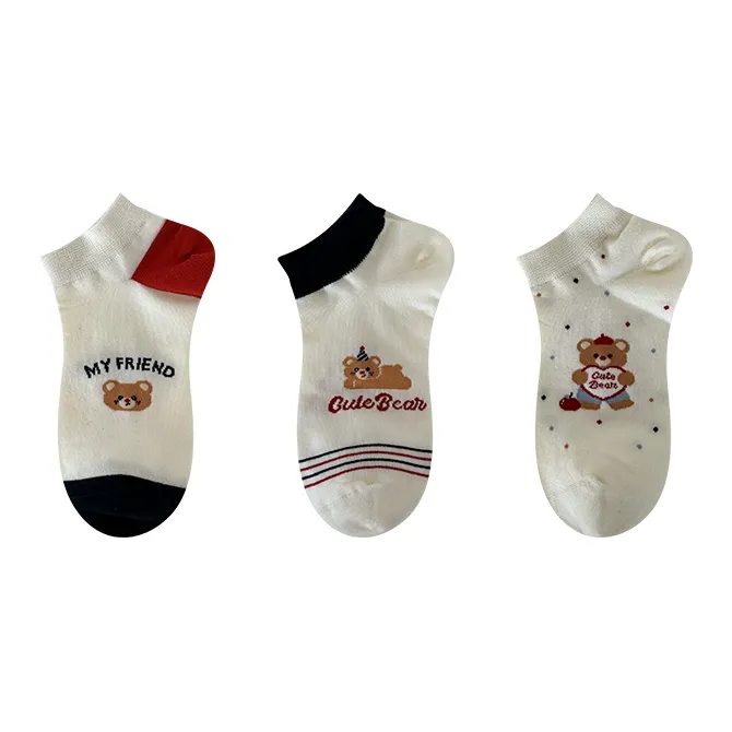 Moremoli Ankle Socks Women's 3 Pack-6