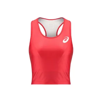 Asics Sleeveless Sports Shirts Women's Red