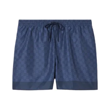 GUCCI FW25 Swimming Shorts Men's Marine Blue