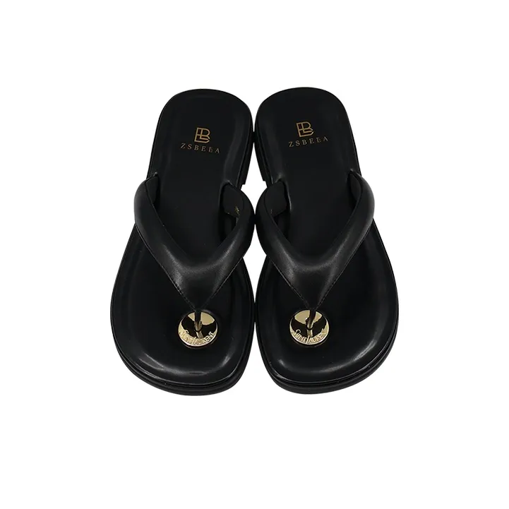 ZSBELLA Abrasion Resistant Slip Resistant Flip Flops Women's-2