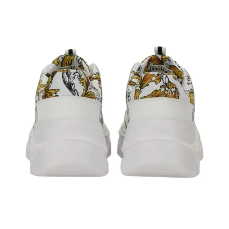 VERSACE JEANS COUTURE Low Top Casual Shoes Men's White-4