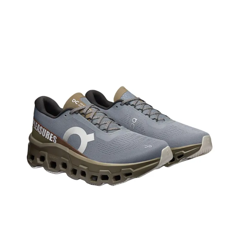 On Running CloudmOnster 2 PLS TL Pleasures Mist Olive Women's-1