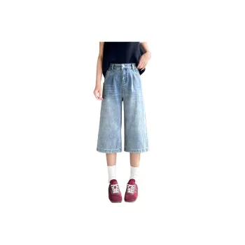 SITOL Denim Shorts Unisex Denim Blue