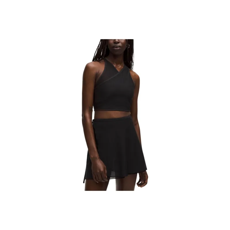 Lululemon x SLNSH Everlux™ SS25 Sport Vests Women's Black/Snakeskin Print Stone Yellow-0