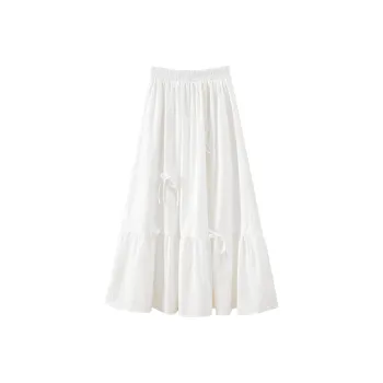 TOUCH Casual Long Skirt Women's White