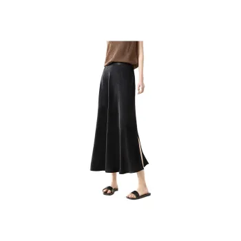 Mo Han Yi Mei Casual Long Skirt Women's Twilight Black