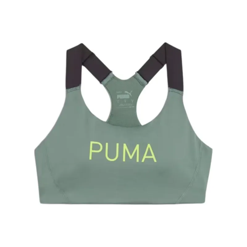 PUMA FITEversculpt 4KEEPS Medium Impact Bra Sports Underwear Women's Olive Green-0
