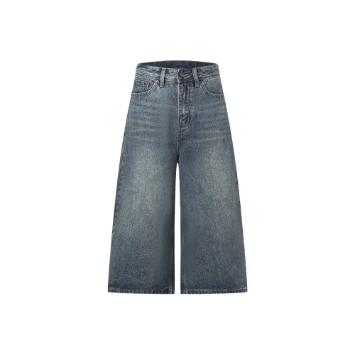 Wen Shan Denim Shorts Women's Vintage Blue