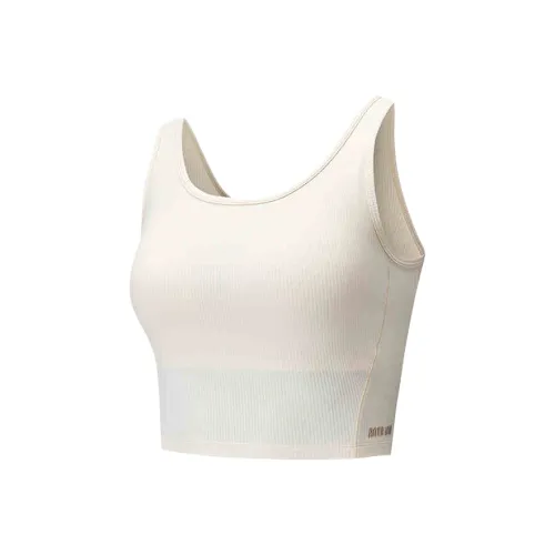 Anta Variety Training Collection Sports Underwear Women's Fish Belly White