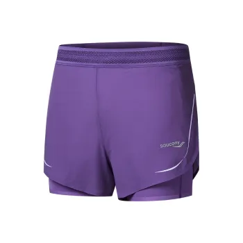 Saucony Casual Shorts Unisex Bellflower Purple