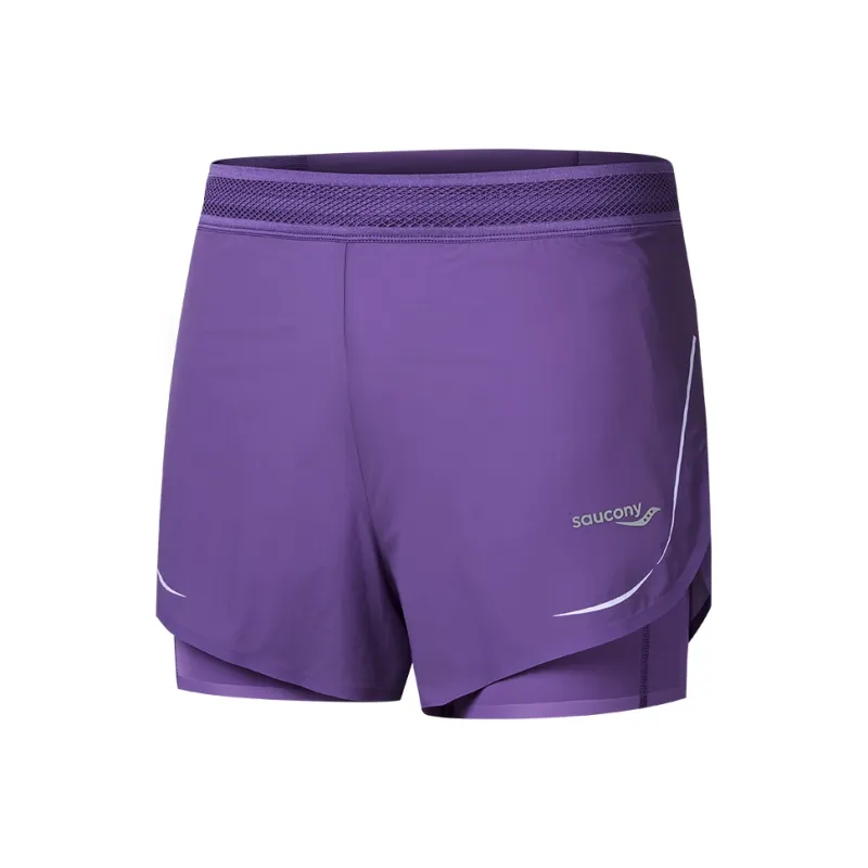 Saucony Casual Shorts Unisex Bellflower Purple-0
