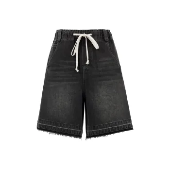 ONLY Denim Shorts Women's J09 Dark Denim Gray