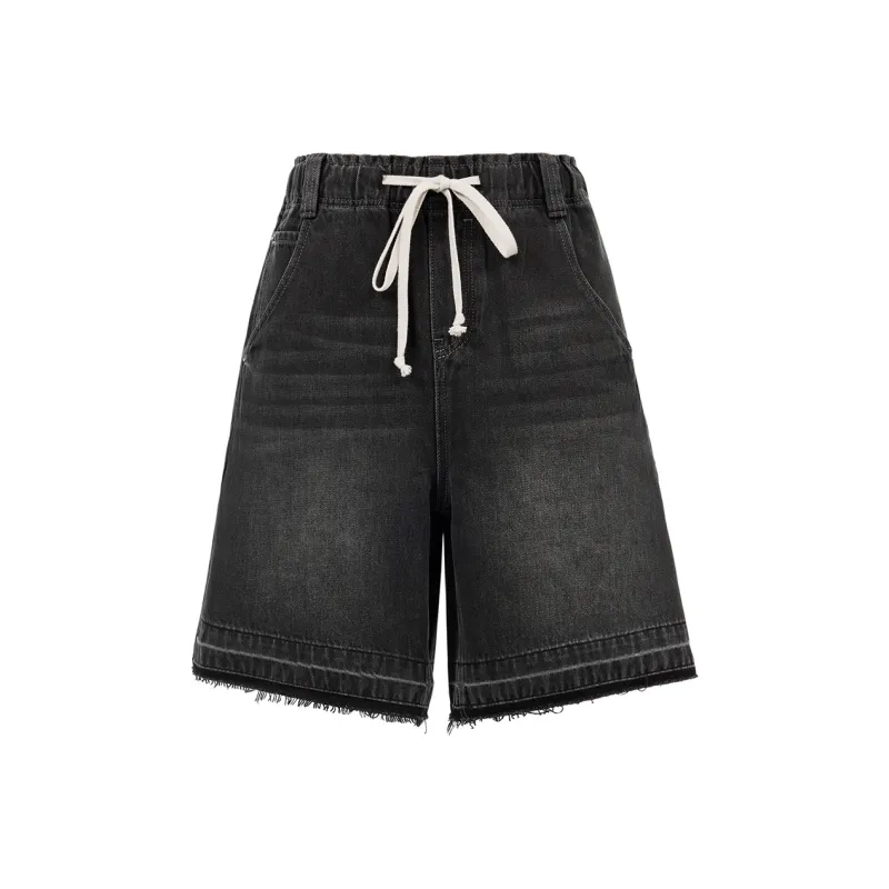 ONLY Denim Shorts Women's J09 Dark Denim Gray-0