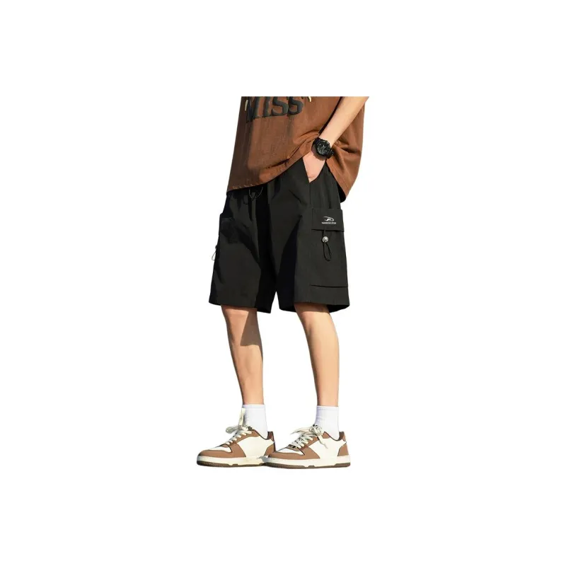 Warrior Huichao Riding The Wind Collection Cargo Shorts Unisex-5