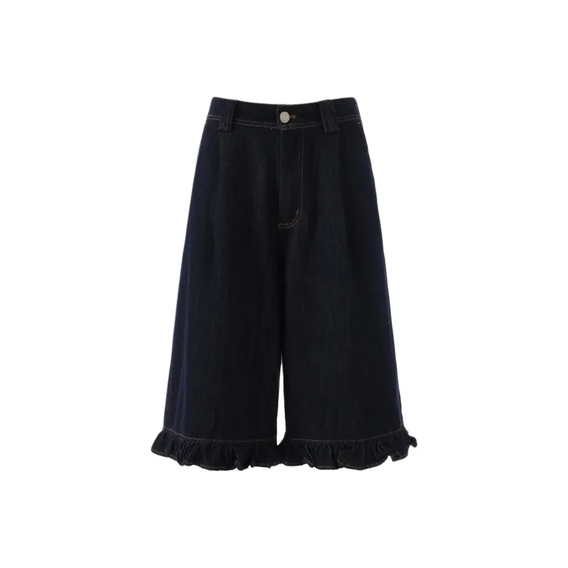 OROI Denim Shorts Women's Dark Blue-0