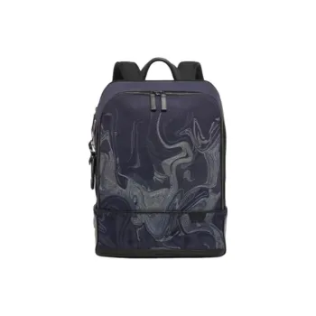 TUMI Nylon Backpack Men's Marine Blue