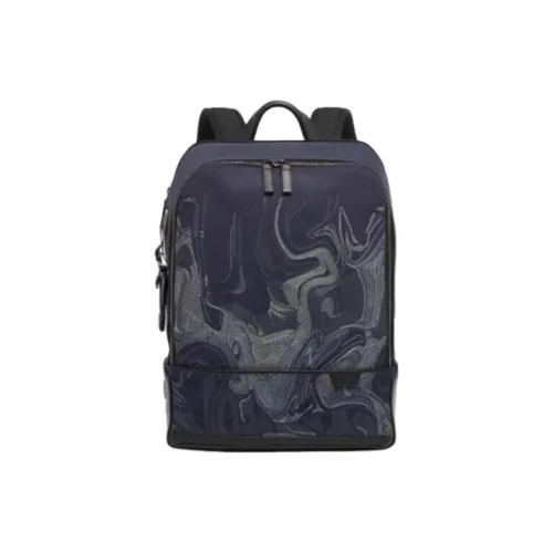TUMI Nylon Backpack Men's Marine Blue