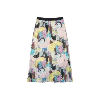 UOOYAA Casual Long Skirt Women's Print