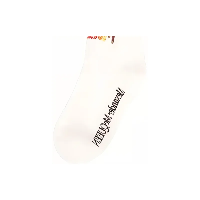 Alexander McQueen Ankle Socks Women's White-3