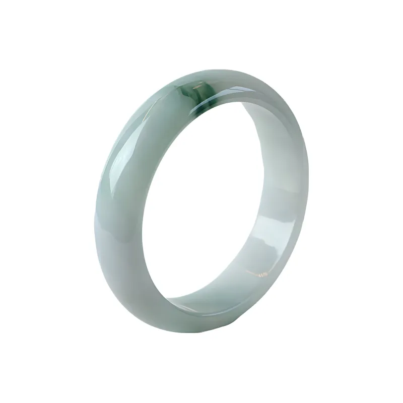 South Asia Bean Type Jadeite Bangles Unisex-0