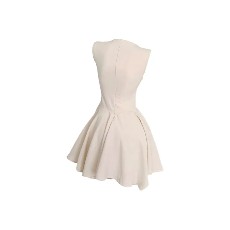 Mu Xiao Xin Sleeveless Dresses Women's-6