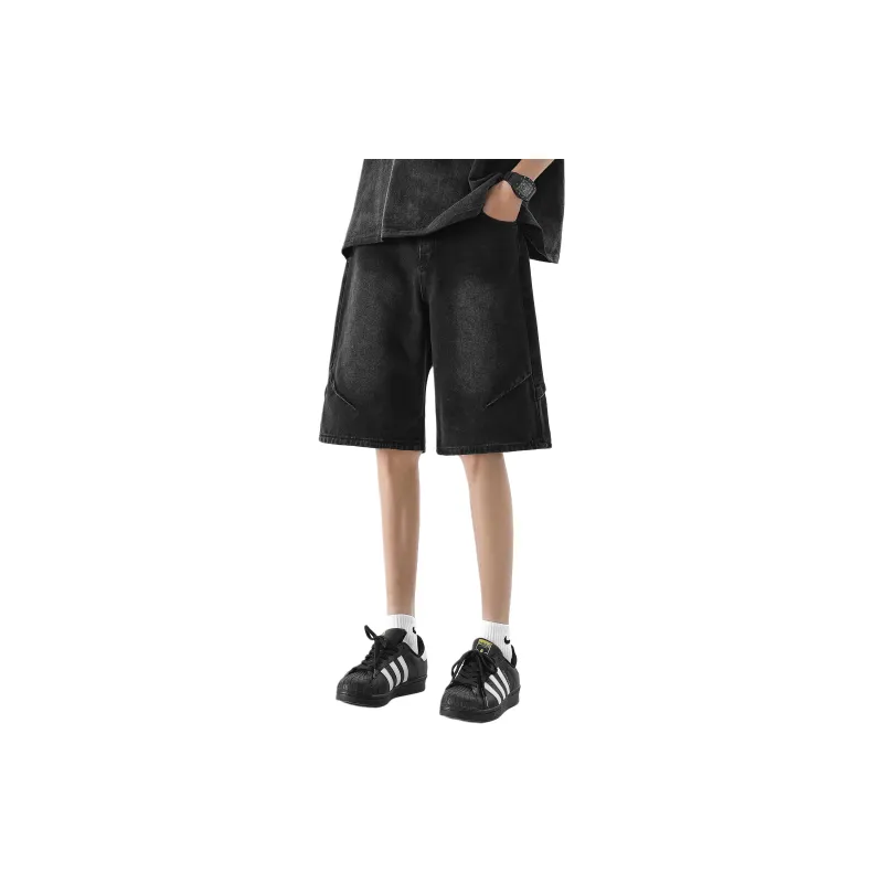 REXSHION Denim Shorts Unisex-0
