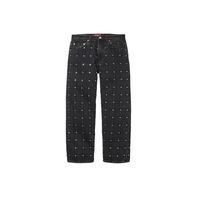 Supreme Studded Seam Loose Fit Jean-0