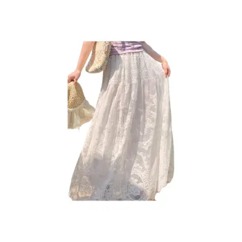 SUSANSAN Casual Long Skirt Women's