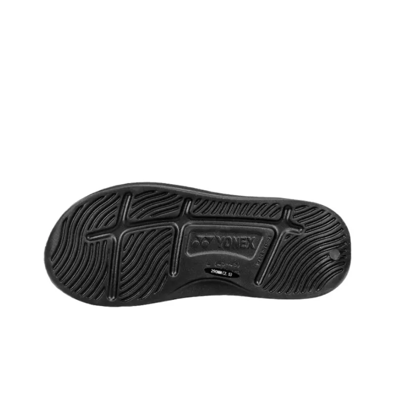 YONEX Slip Resistant Slide Slippers Unisex Black-4